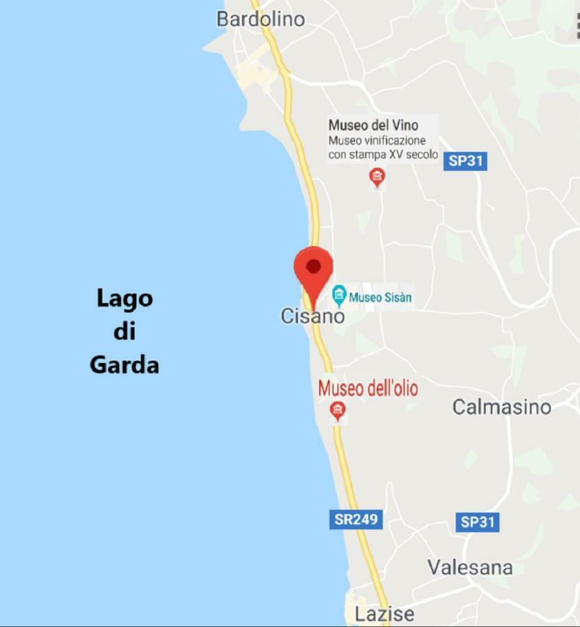 Appartamento Con Giardino A Cisano Di Bardolino Bagian luar foto